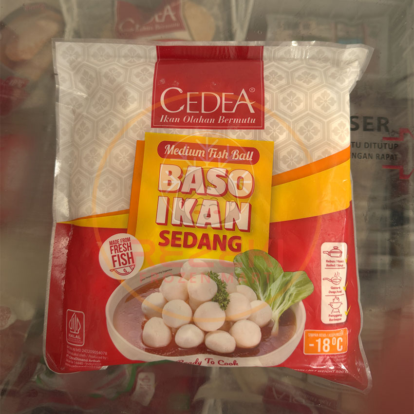 Cedea Bakso Ikan Sedang: Lezat, Premium Dan Praktis - Rezeki Frozen Mart