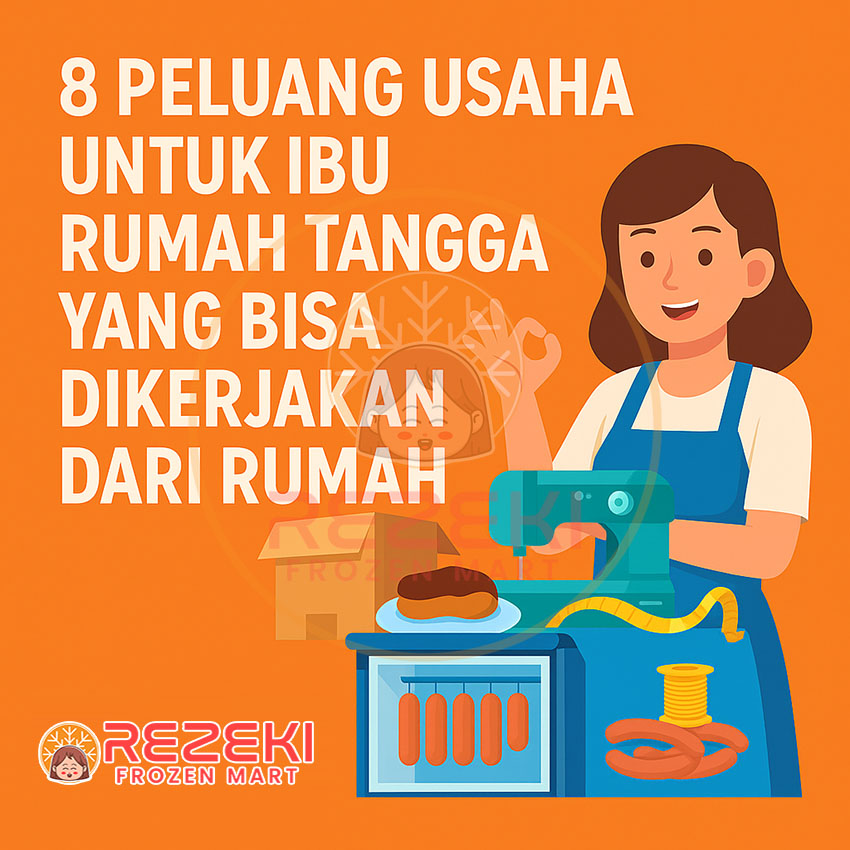 Usaha Praktis untuk Ibu Rumah Tangga, Cuan dari Dapur Sendiri - Rezeki Frozen Mart