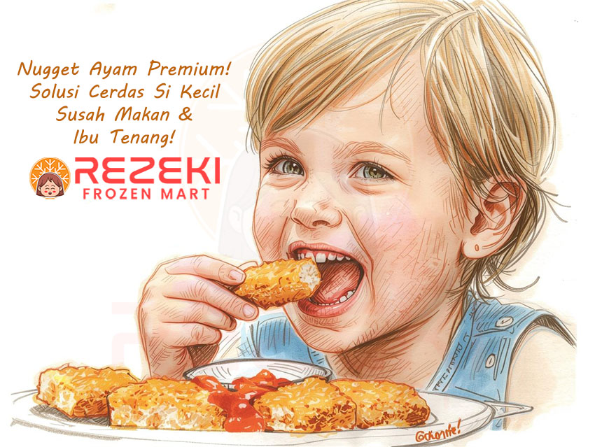 Ayam Nugget Premium - Solusi Cerdas Si Kecil Susah Makan & Ibu Tenang